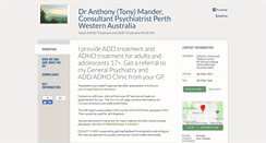 Desktop Screenshot of dr-tony-mander.com.au